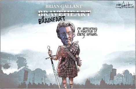 Caricature du Times & Transcript du 9 juin 2016. 